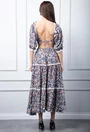 Rochie multicolora cu imprimeu floral