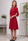 Rochie petrecuta bordo cu inchidere nasturi
