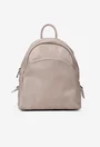 Rucsac dama bej confectionat din piele naturala