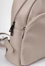 Rucsac dama bej confectionat din piele naturala