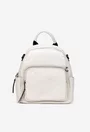 Rucsac dama bej deschis din piele texturata
