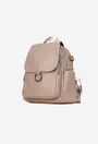 Rucsac dama bej din piele naturala