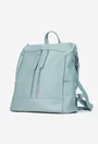 Rucsac dama bleu confectionat din piele texturata