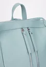 Rucsac dama bleu confectionat din piele texturata