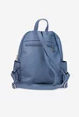 Rucsac dama bleu din piele naturala
