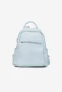 Rucsac dama bleu din piele naturala