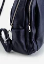 Rucsac dama bleumarin din piele naturala