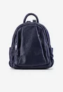 Rucsac dama bleumarin din piele naturala
