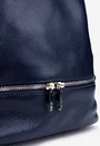Rucsac dama bleumarin din piele texturata