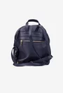 Rucsac dama bleumarin din piele texturata