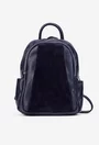 Rucsac dama bleumarin din piele texturata