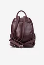 Rucsac dama bordo din piele texturata