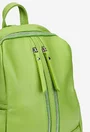 Rucsac dama din piele naturala verde deschis