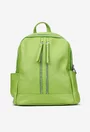Rucsac dama din piele naturala verde deschis
