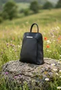 Rucsac dama elegant din piele neagra
