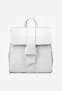 Rucsac dama elegant stil geanta din piele alba