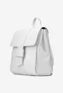 Rucsac dama elegant stil geanta din piele alba
