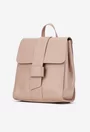 Rucsac dama elegant stil geanta din piele roz pudra
