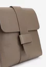 Rucsac dama elegant stil geanta din piele taupe