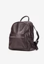 Rucsac dama maro inchis din piele texturata