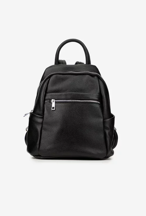Rucsac dama negru din piele naturala