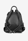 Rucsac dama negru din piele texturata