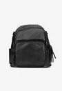 Rucsac dama negru din piele texturata