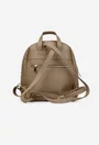 Rucsac dama taupe din piele texturata