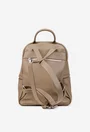 Rucsac dama taupe din piele texturata