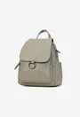 Rucsac dama verde din piele naturala