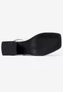 Sandale bej deschis din piele cu ornament