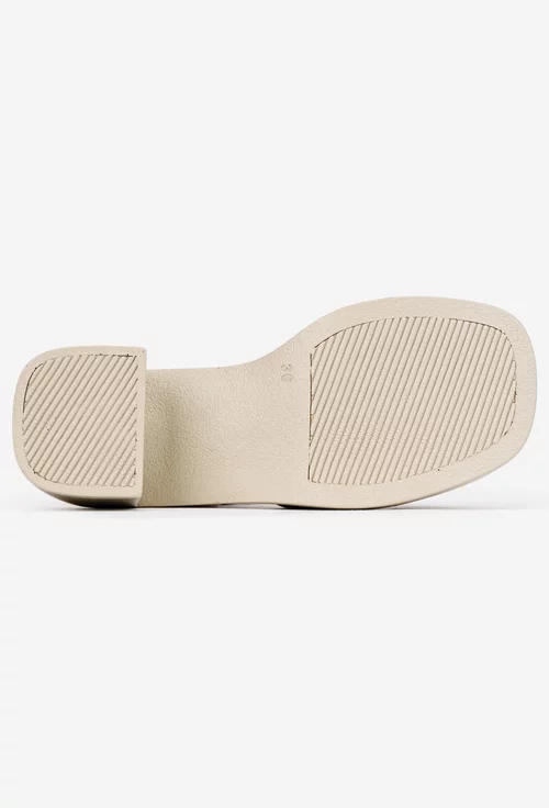 Sandale dama din piele intoarsa taupe