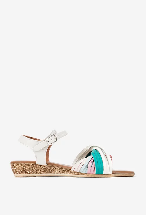 Sandale dama din piele multicolora picture - 2