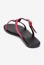 Sandale dama din piele naturala fuchsia