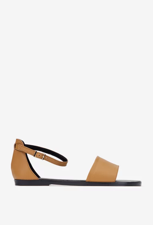 Sandale dama maro din piele naturala