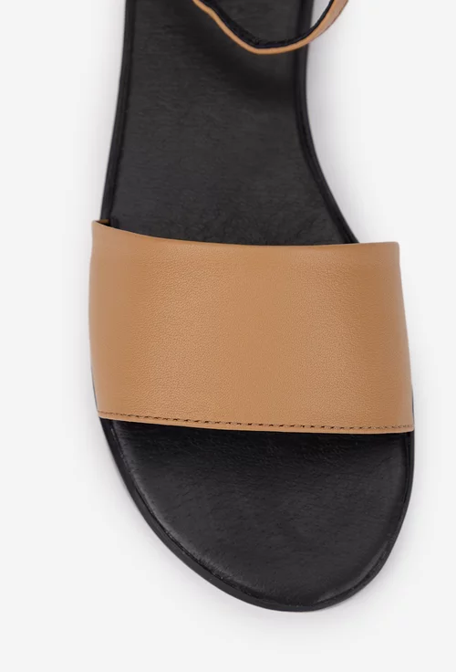 Sandale dama maro din piele naturala