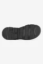Sandale dama negre din piele