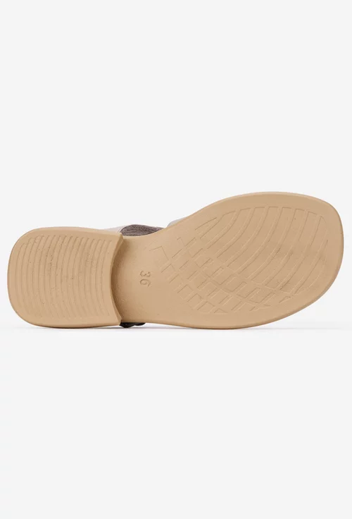 Sandale dama NUR din piele grej