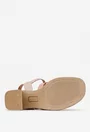 Sandale dama NUR din piele naturala multicolora
