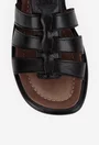 Sandale dama NUR din piele naturala neagra