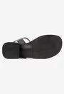 Sandale dama NUR din piele naturala neagra
