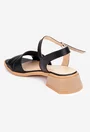 Sandale dama NUR din piele neagra
