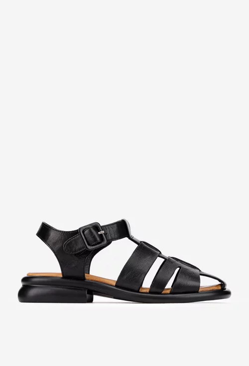 Sandale dama NUR din piele neagra
