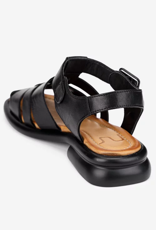 Sandale dama NUR din piele neagra