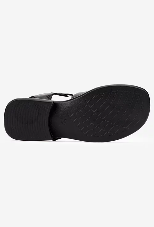 Sandale dama NUR din piele neagra
