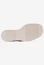 Sandale dama NUR din piele neagra cu platforma
