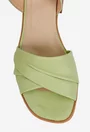 Sandale dama NUR din piele verde