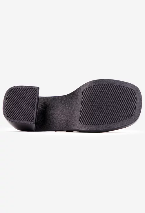 Sandale dama NUR rosii din piele lacuita