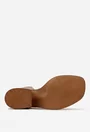Sandale dama NUR taupe din piele naturala