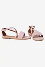 Sandale dama roz din piele